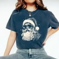 thumbnail image 3 of Cool Santa Graphic T-Shirt | Vintage Santa Claus with Sunglasses Christmas Tee, 3 of 5