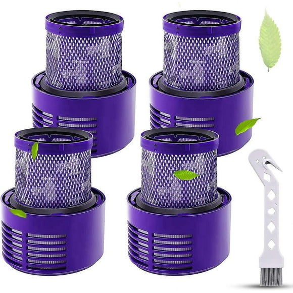 V10 Sv12 Filter, Dyson Cyclone V10 Sv12 Series Absolute/pet/full Clean/motor Head V10 Filter, Replacement Filter Accessory # Dy-969082-01 (4 Packs) (v