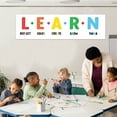 thumbnail image 3 of Koyal Wholesale Large Smart & Learn Classroom Banner Sign for Teachers, Door, Wall Decor, Motivational Theme, 2-Pk, 3 of 5