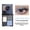 Cool gray blue, variant on High Cool Dark Goddess Four Color Eyeshadow, Matte Pearlescent Fine Flash Punk Smoky Eye Shadow