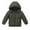 Green, variant on Boys Coat Boys Winter Coat Hooded Long Sleeve Pockets Outerwear for Age 5-10 Years