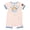 Tusk and Red Pinstripe Winnie the Pooh and Friends, variant on Disney Mickey Mouse Baby Boys' Short Sleeve Baseball Pajama Romper Tusk and Red Mickey Mouse and All Stars