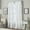 White, variant on Curtainworks Flounced Polyester Light Filtering Poletop Single Panel Curtain, White, 42" x 84", Adult