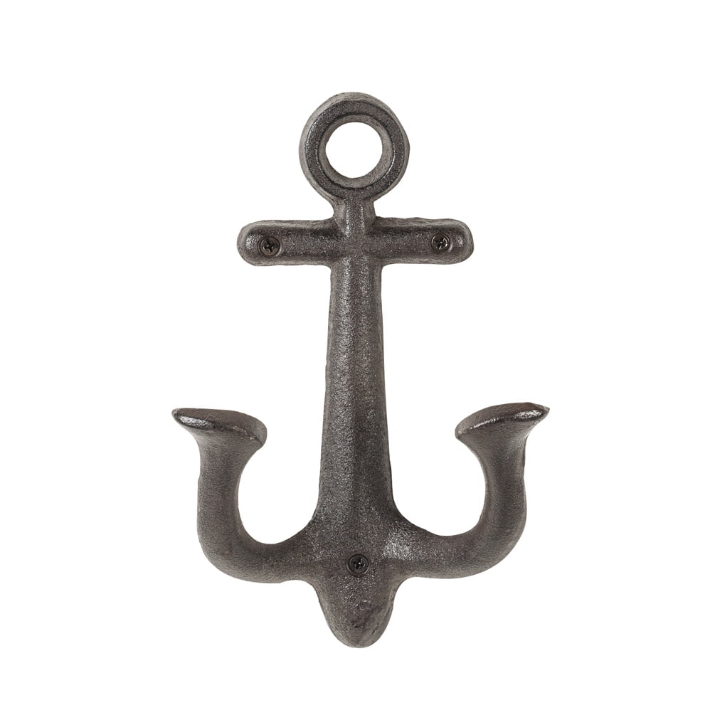 Set of 6 Large Anchor Wall Hook