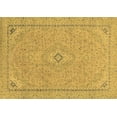 thumbnail image 1 of Ahgly Company Indoor Rectangle Abstract Brown Modern Area Rugs, 2' x 3', 1 of 4