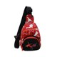 thumbnail image 1 of Shoulder Bag Chest Bag Crossbody Bag for Kids Hiking Cycling Camping Fanny Pack Leather Messenger Bag Red Vertical Style, 1 of 3
