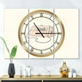 thumbnail image 3 of Designart 'Glamorous Sparkle Purse II' Traditional wall clock, 3 of 3