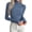 Dusty Blue, variant on PRETTYGARDEN Long Sleeve Shirts for Women Fall Clothes | Soft Brushed Ribbed Knit Pullover, Mock Neck Lightweight Sweater, Comfy Underscrubs, Basic Casual Winter Layering Tops