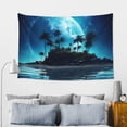 thumbnail image 5 of Easygdp Hawaiian Beach Pirate Moon Tapestry Wall Hanging, Wall Tapestries for Bedroom Aesthetic Living Room Office Decor 60x40in, 5 of 8