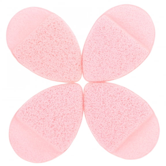 RAGUPEL 4pcs Exfoliating Face Sponges Glove-Style Facial Cleansing Pads Soft Facial Cleaning Sponges For Makeup Removal Portable And Reusable Face Cleaning Tools