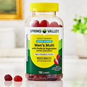 Spring Valley Zero Sugar Men's Multi Gummy, 150 Count