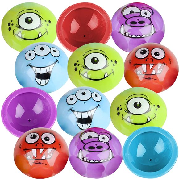 Juego de 12 bollos Monster Poppers de Toy ArtCreativity para niños de más de 3 años