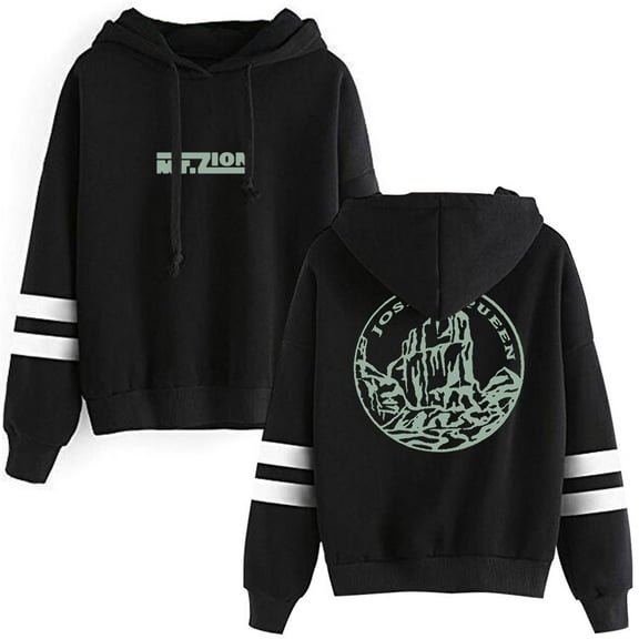 Josiah Queen Mt Zion Hoodie Casual Pocketless Long Sleeve Sweatshirt Women Men Casual Pullover Clothes