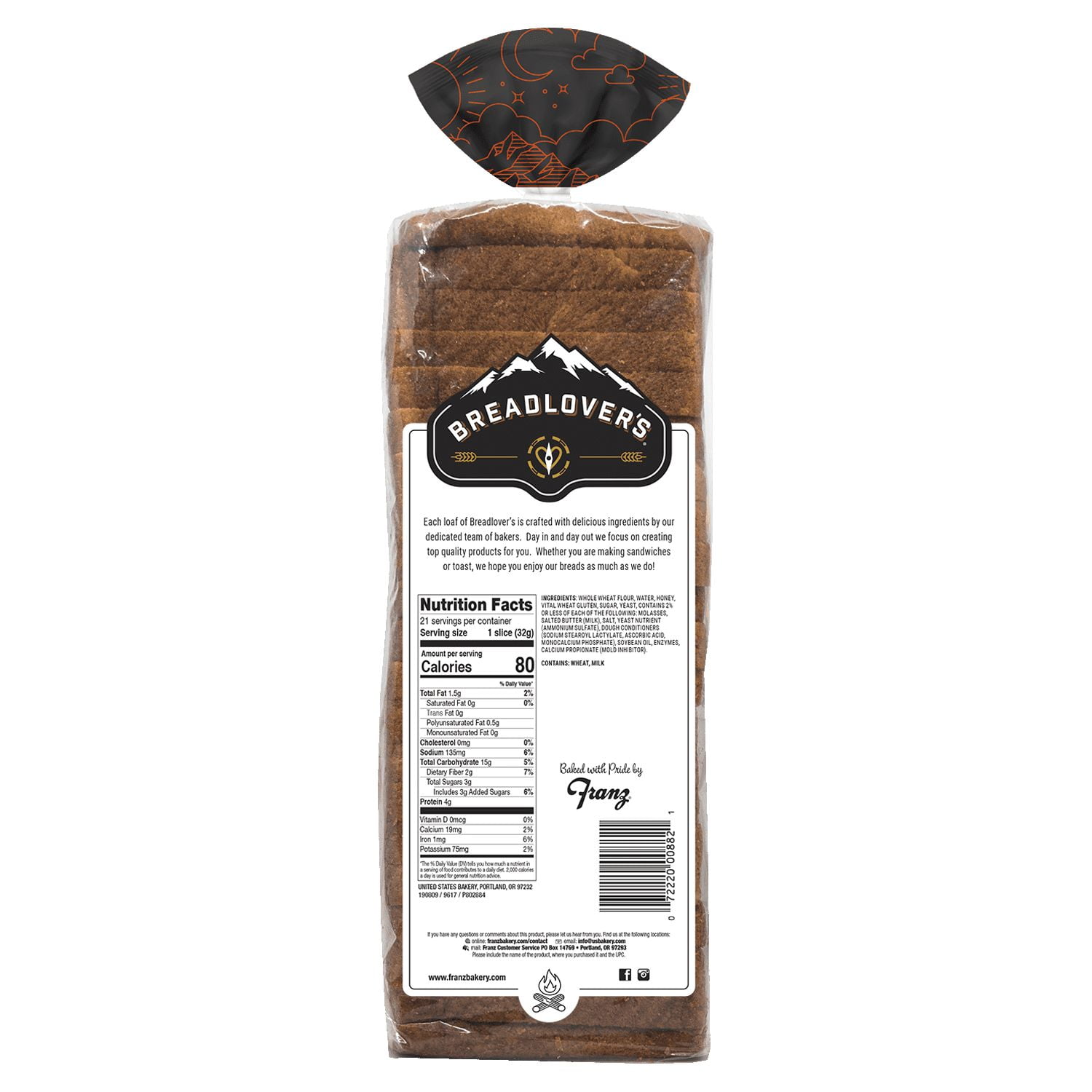 Breadlover’s 100% Whole Wheat