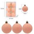 thumbnail image 2 of Naittoop 6PCS Christmas Tree 8cm Ball Bauble Hanging Home Party Ornament Decor, 2 of 2