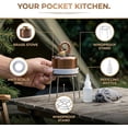 thumbnail image 5 of High-Power Portable Mini Outdoor Spirit Burner & Alcohol Stove, Ultralight Brass & Aluminum Backpacking Stove with Stable Stand & Leak-Proof Seal, Compact Camping Burner for Hiking Survival (B-Copper, 5 of 9
