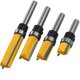 thumbnail image 3 of 4 PCS 1/4" Woodworking Router Bit Copy Cutter (4 Sizes) High Auality Alloy Steel Blade 10mm, 20mm, 25mm, 38mm for Solid Wood, Particleboard, MDF, etc, 3 of 5