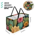 thumbnail image 2 of Cactus Large Capacity Reusable Foldable Oxford Cloth Storage Bin Basket, 2 of 7