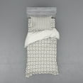 thumbnail image 2 of Ambesonne Modern Bedding Set 4 Pcs, Vintage Maze Lines, Queen, Sage Green and White, 2 of 3