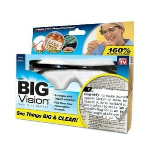 Ontel Mighty Sight Magnifying LED Powered Eyewear Glasses See Bigger Bright  New 735541910272