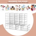 thumbnail image 4 of Makeup Organizer Storage With  Drawers, Desktop Office Supplies, Desk Organizers, Clear Accessories, Dustproof Drawer and for Make Up, Jewelry, Pen, Stationary, 4 of 16