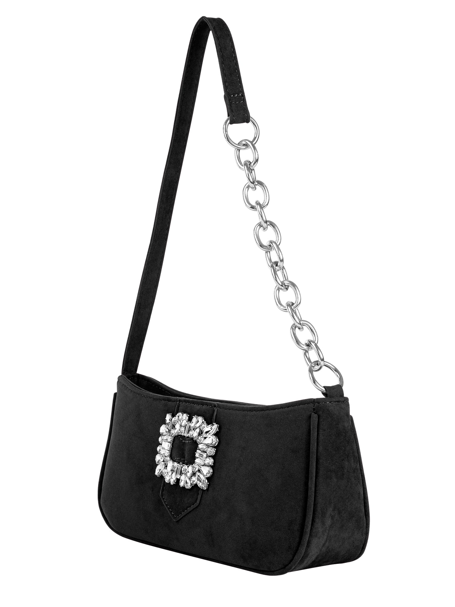 XOXO Women's Martina Baguette Handbag Black