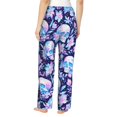 thumbnail image 3 of Pajama Pants Women, crystal Skull flower leaf Sweatpants Soft Sleep Lounge Pants, Casual PJ Bottoms Pants with Pockets, 3 of 5