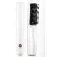 thumbnail image 1 of Infrared Hair Straightener Brush with Ionic Technology, Professional Ceramic Hot Comb for Fast, Frizz-Free Straightening, 3D Anti-Scald Bristles & Adjustable Temperature，white, 1 of 6
