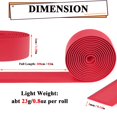 thumbnail image 2 of KINGOU EVA Red Road Bike Handlebar Tape Wraps with Bar Plugs - 2PCS Per Set, 2 of 4