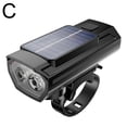 thumbnail image 4 of SolarPowered USB Rechargeable LED BicycleHeadlight LightLamp Bike Head Horn, 4 of 8