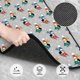 thumbnail image 3 of Balery Skiing penguin Juego de 4 Alfombrillas para Auto, Revestimientos de Caucho Resistente, Diseño Antideslizante, 3 of 7