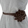 thumbnail image 2 of Unique Bargains Versatile Long Adjustable Waist Belt for Women Coffee Color, 2 of 6
