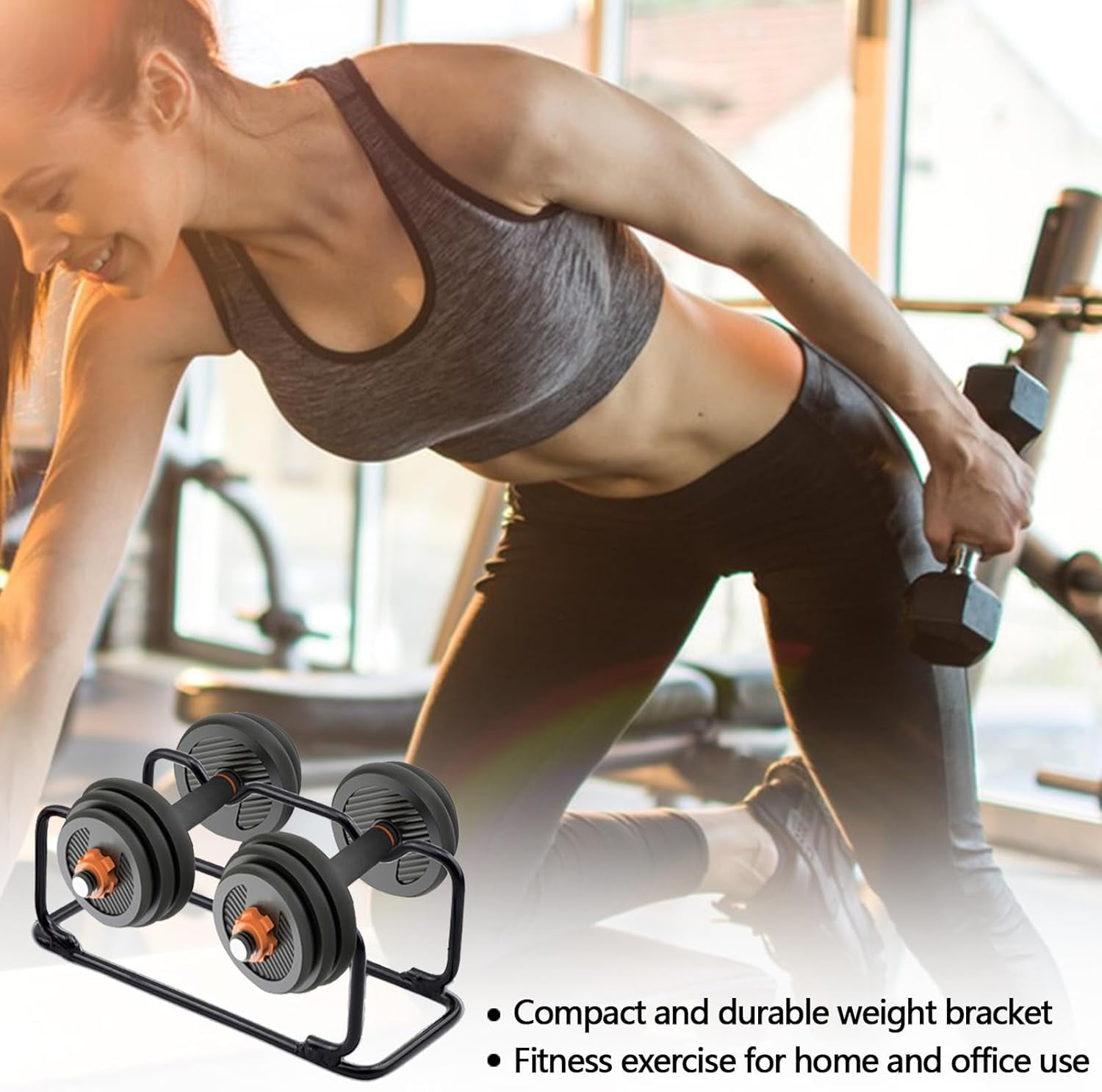 Dumbbell Rack, Dumbbell Stands, Multifunctional Small Dumbbell Rack, Weight Stand, Weight Stand for Home Gym