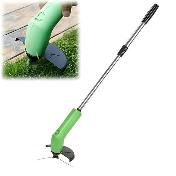 ZEPARO Cordless Mini Weed Trimmer,Household Small Weed Trimmer,Lawn Mower,Portable Grass Trimmer Handheld,Telescopic Grass Trimming Tool,Applicable to Courtyard Garden