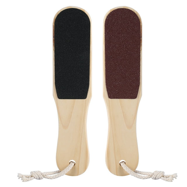 Removedor De Callos De Pies De Doble Cara Herramienta De Pedicura De Madera Exfolia La Piel Muerta Y Los Callos Para Pies Suaves Y Suaves Uso Profesional Y Personal Tamaño