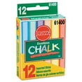 thumbnail image 3 of PRANG Hygieia Craie pour Tableau, Bâtons 3,25 Pouces x 0,38 Pouces, Couleurs Assorties Blanc/jaune/rose/bleu, Boîte de 12 (61400), 3 of 4