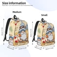 thumbnail image 3 of Yiaed Hello Summer Cute Gnome Print Backpack, Premium Laptop Backpack, Travel Backpack for Women, Lightweight Backpacks, Comfortable Back Pack-Medium, 3 of 7