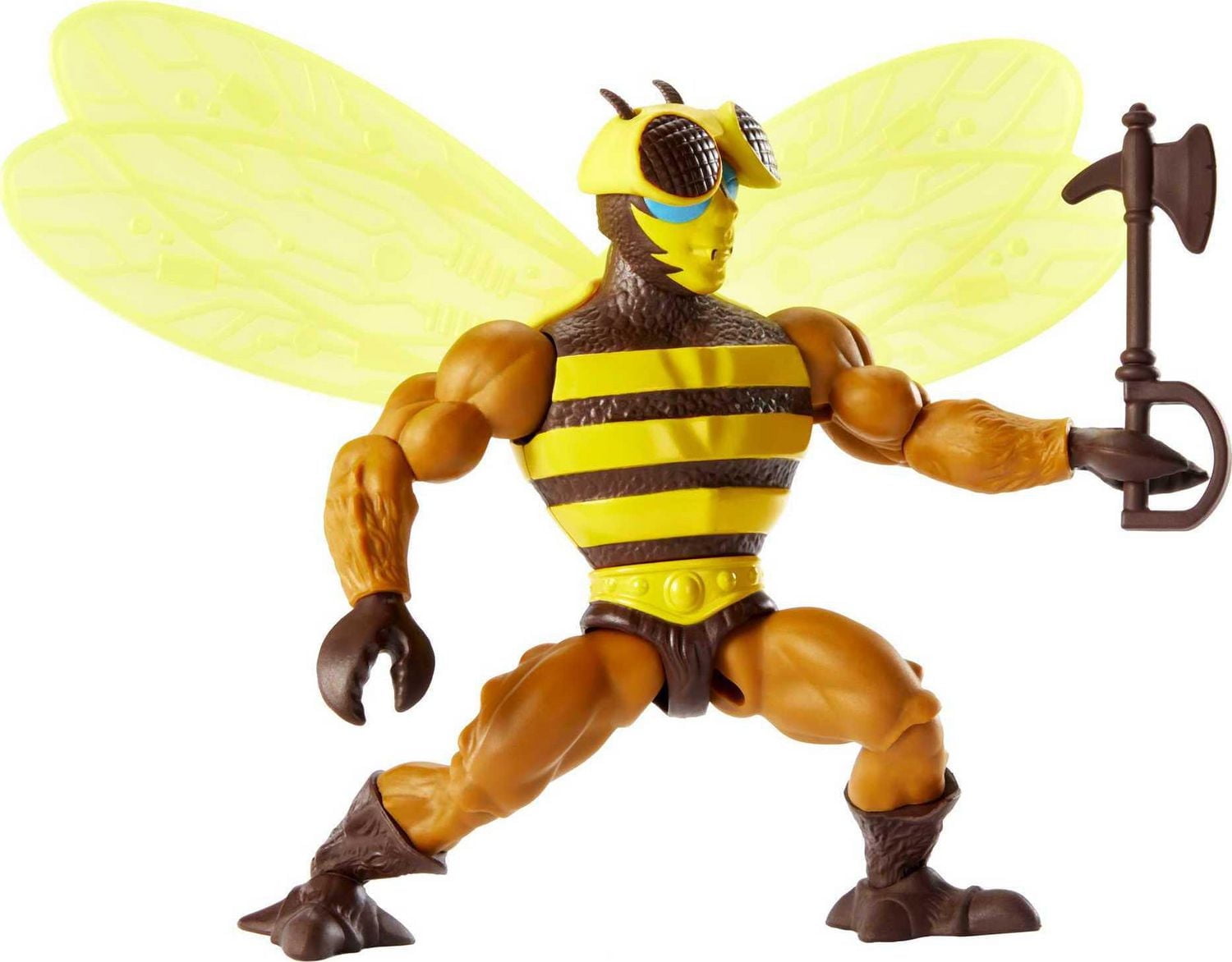 Masters of the Universe Origins 5.5-in Action Figure Buzz-Off, Battle Figures for Storytelling Play and Display