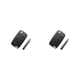 thumbnail image 2 of Sidaley Carcasa de llave de coche ABS portátil desmontable protectora plegable mando a distancia Fob funda protectora accesorios 2 Tecla Izquierda 2piezas, 2 of 6