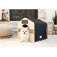 thumbnail image 5 of Harry Barker Wooden Pet House, Cat Cube, Brown, 5 of 7
