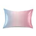 thumbnail image 7 of Yayeee Pillowcase Standard Size Set of 2 Satin Wrinkle Resistant Pillow Case, Light Pink Gradient, 7 of 7