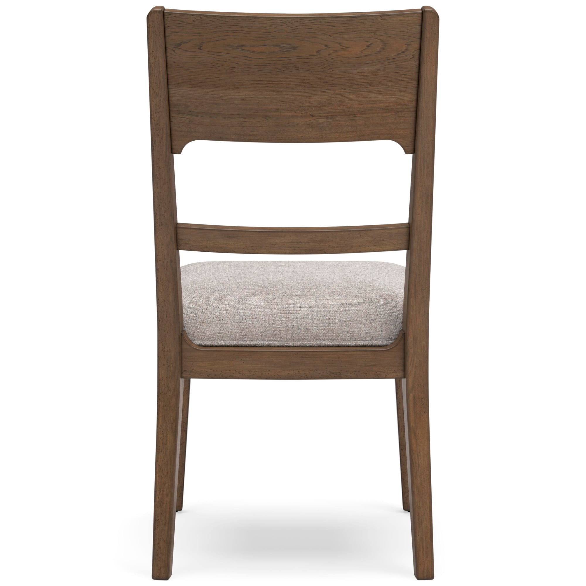 Signature Design by Ashley Cabalynn Dining Side Chairs Set of 2, Oatmeal and Light Brown Upholstered Dining Chairs with Hardwood Frame