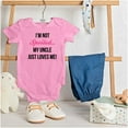 thumbnail image 3 of Im Not Spoiled Uncle Just Loves Me Romper Boys or Girls Infant Baby Brisco Brands 18M, 3 of 6
