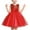 Red, variant on ATOGUTA Girls Semi formal Dress Tulle Princess Pageant Dress for Wedding Kids Gowns with Bow-knot Blue, Size 3T-10