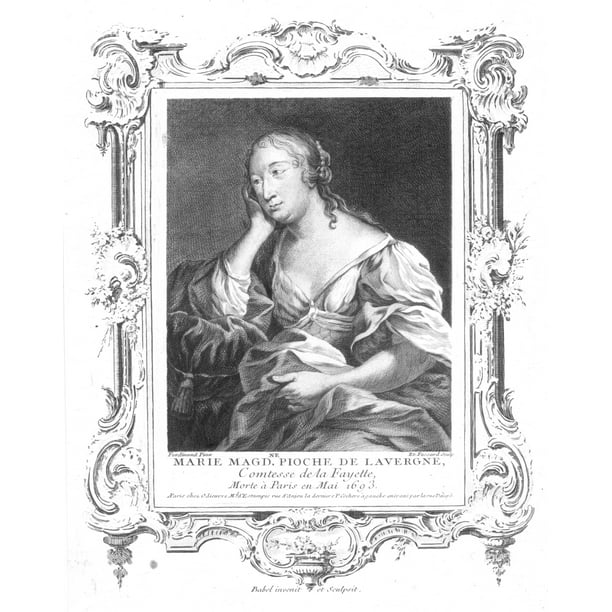Comtesse De La Fayette /N(1634-1693). N_E Marie-Madeleine Pioche De La ...