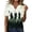 Multicolor J, variant on Stamzod Tops for Women Trendy Short Sleeve Halloween Shirt Dressy Casual V Neck Blouses Work Shirts