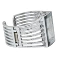 thumbnail image 5 of Blekon Collections Ladies Fashion Watch - Rectangular Analog Quartz Sturdy Stylish Wrist Watch Semi Cuff Bangle Watch, 5 of 6