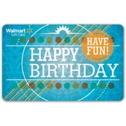 Birthday Walmart Gift Card