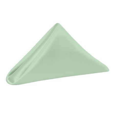 Ultimate Textile Bridal Satin 17 x 17-Inch Napkins