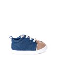thumbnail image 2 of Wonder Nation Infant Boy Critter Hi-top Denim Shoe, 2 of 6